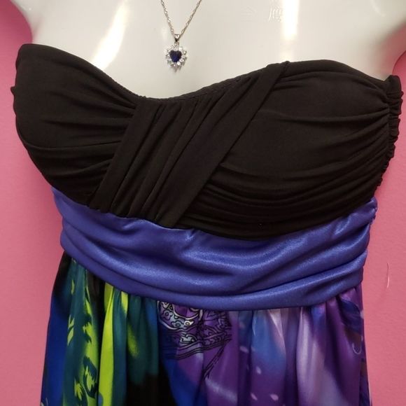 NWOT💕🖤 I.N Strapless Dress Size 3 - Picture 3 of 7